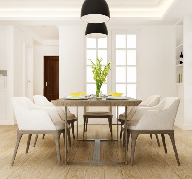 Carpintería a medida para pisos de alto standing en Valencia con diseño premium - comedor