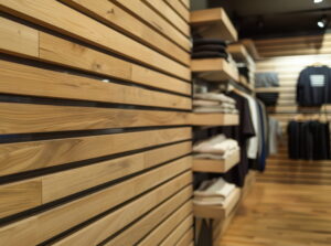 carpintería comercial para locales en Valencia - listones